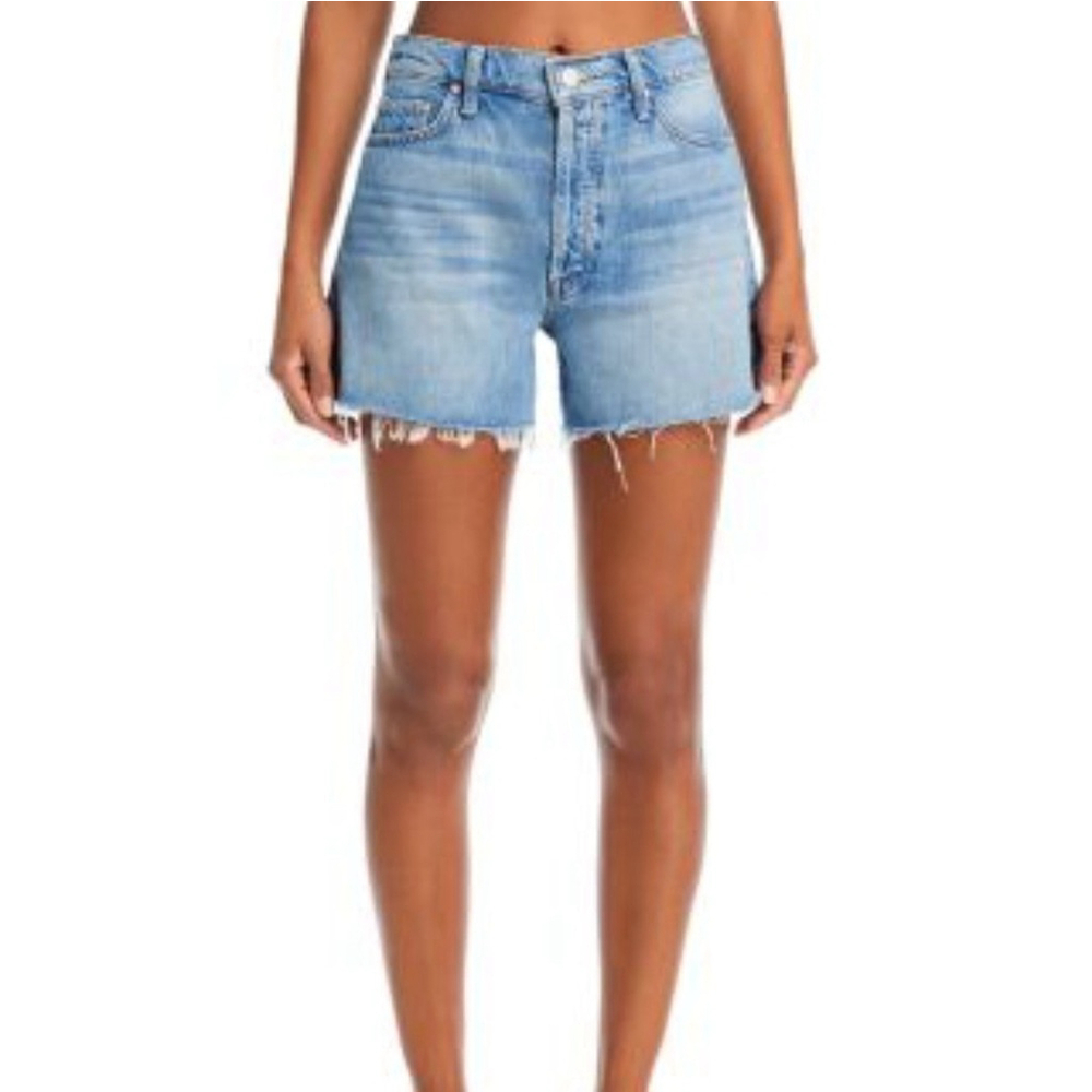 MOTHER Light Blue Jean Shorts